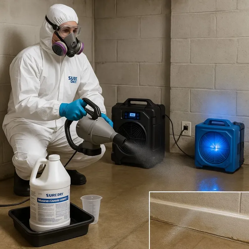 Sanitization and Odor Removal process in Glen Allen, VA